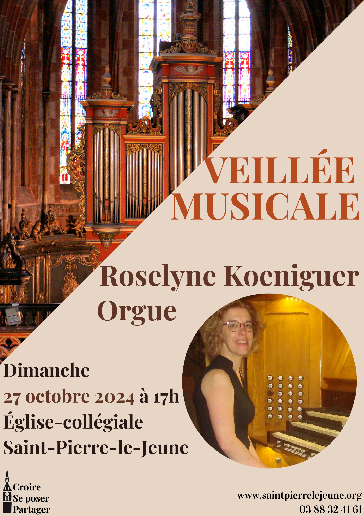 Veillée musicale - Roselyne Koeniguer - Dimanche 27 octobre 2024 à 17h