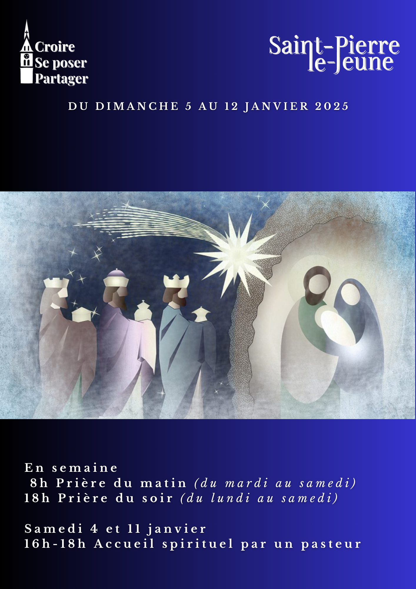 Semaine paroissiale du 5 au 12 janvier 2025