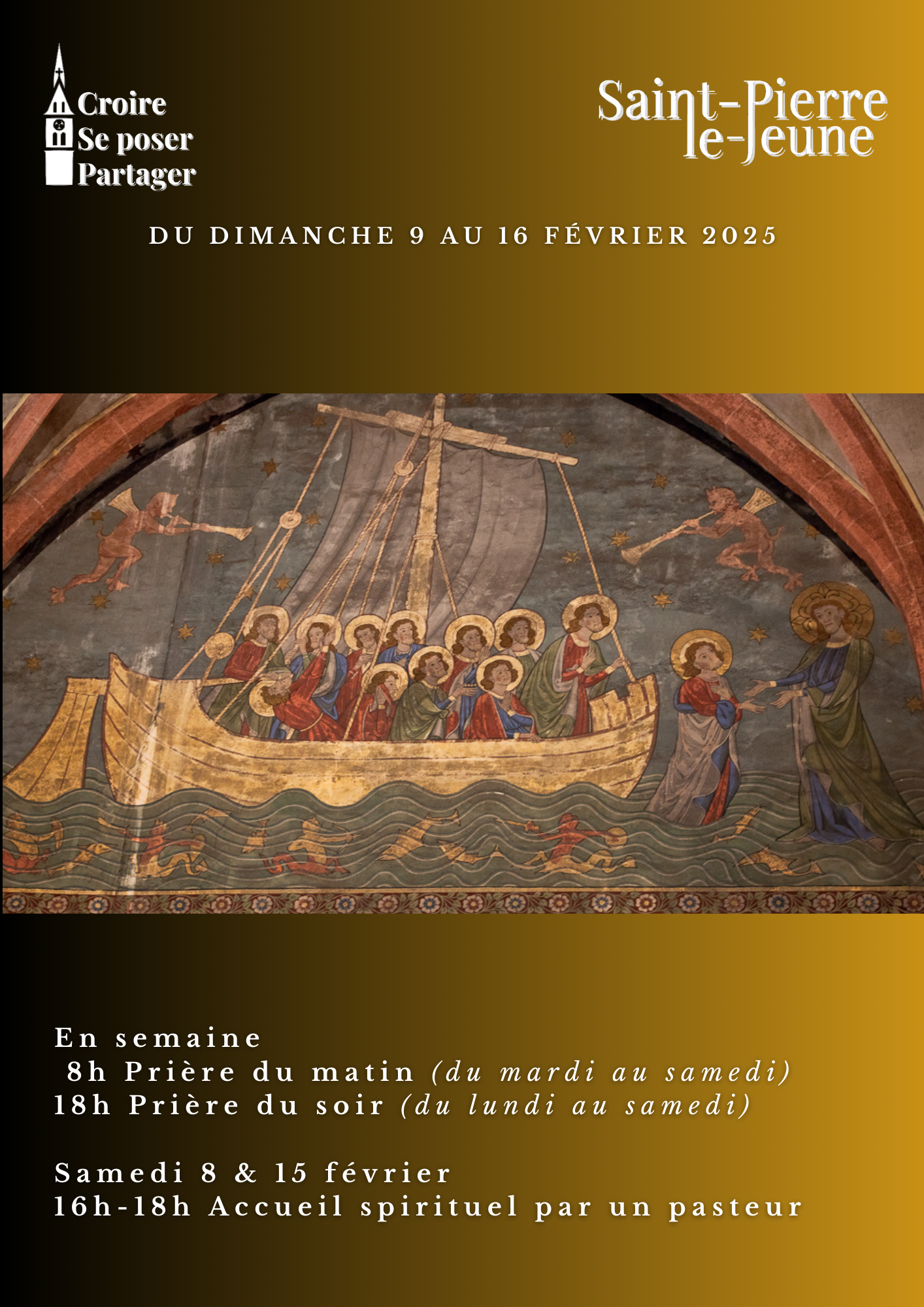 Semaine paroissiale - Du dimanche 9 au dimanche 16 février 2025